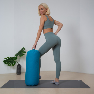 Валик Myga Yoga Support Bolster Pillow RY1142 бирюзовый