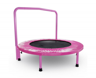 Батут с поручнем DFC JUMPFIT 36'' SD1810149Z-P розовый