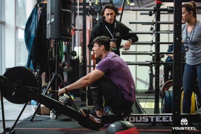 Гребной тренажер YouSteel Air Rower