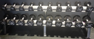 Комплект PVC гантелей 2,5-25кг (10пар) со стойкой V-Sport FTX-312.1
