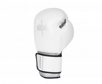 Перчатки боксерские Clinch Fight 3.0 C187 бело-серебристый