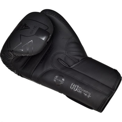 Перчатки тренировочные RDX BGR-F6MB-10OZ черный матовый