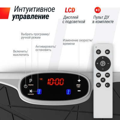 Виброплатформа UnixFit Edge 2D VP2DEGY Grey