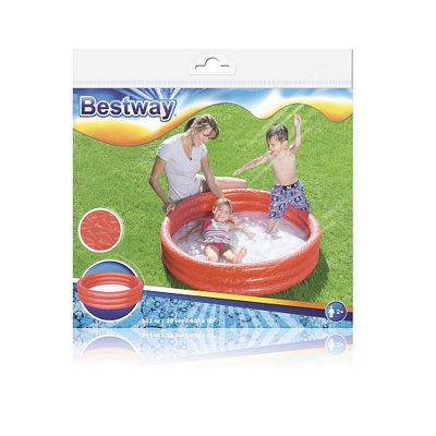 Детский надувной бассейн 122х25см Bestway 51025 (три цвета в ассортименте)