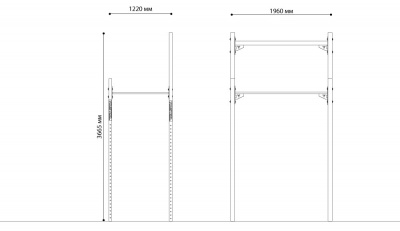 Функциональная рама YouSteel ФР-1100-1800-2