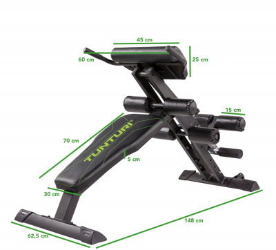 Скамья для пресса Tunturi CT80 17TSCT8000 | Premium Fitness