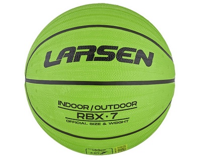 Мяч баскетбольный Larsen RBX7 Lime р.7