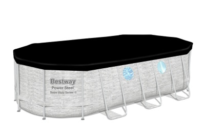 Каркасный бассейн Bestway Power Steel Swim Vista Series 56716, 549х274х122 см (камень) 56716