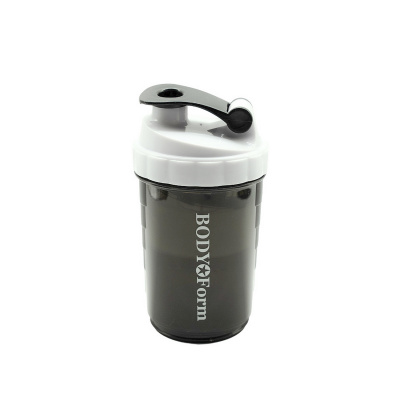 Спортивный шейкер Body Form SHB04-500 black\white