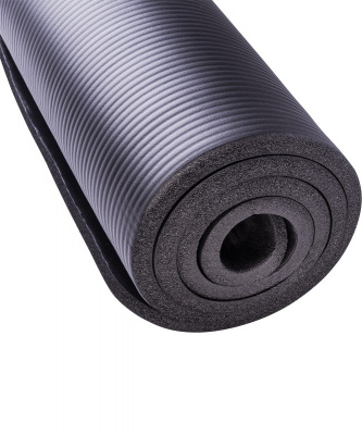 Коврик для йоги Star Fit FM-301 NBR (183x58x1,5) черный