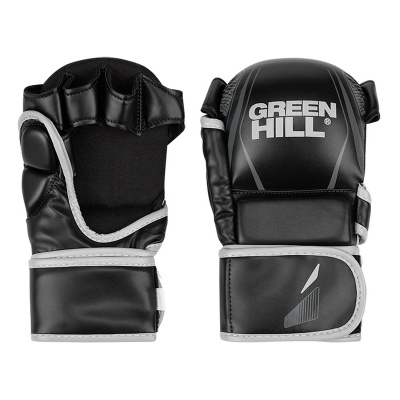 Гибридные перчатки для MMA Green Hill MMI-603GH черно-серый