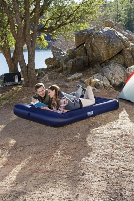 Надувной матрас с подголовником Bestway Tritech Airbed, 191x137x30см 67681
