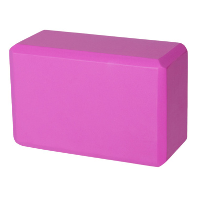 Блок для йоги Inex EVA Yoga Block YGBK-PK 10х15х23 см, розовый