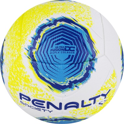Мяч футбольный Penalty Bola Society S11 R2 XXII, 5213261090-U, р.5, PU, термосшивка, бел-желто-голуб