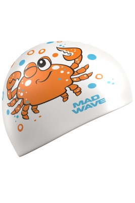 Юниорская силиконовая шапочка Mad Wave Crab M0574 06 0 00W