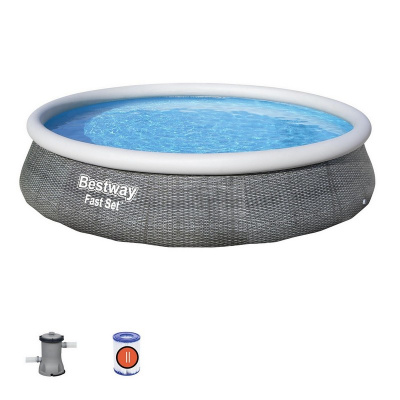 Бассейн с надувным бортом Bestway 396х84см 57376