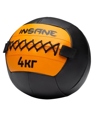 Медбол 4кг Insane IN24-WB100 оранжевый