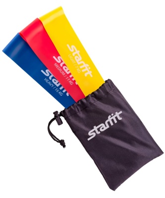 Фитнес-резинки Star Fit латекс, комплект 3 шт ES-203