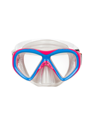 Маска подростковая ПВХ Alpha Caprice М258 pink\blue