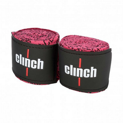 Бинты эластичные Clinch Boxing Crepe Bandage Tech Fix C140 розовый длина 3.5 м