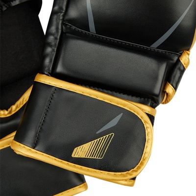 Гибридные перчатки для MMA Green Hill MMI-603GH черно-золотой