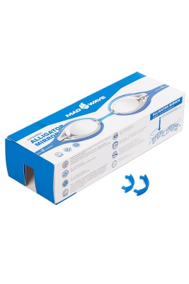 Очки для плавания Mad Wave Alligator Mirror M0427 14 0 03W синий