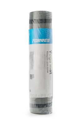Коврик для йоги, NBR(синт.каучук), толщина 0,8 см Torres SOFT YL10108 серый