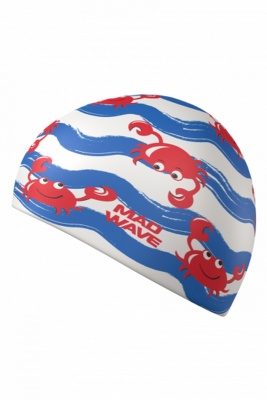 Юниорская силиконовая шапочка Mad Wave Crabs M0574 07 0 00W