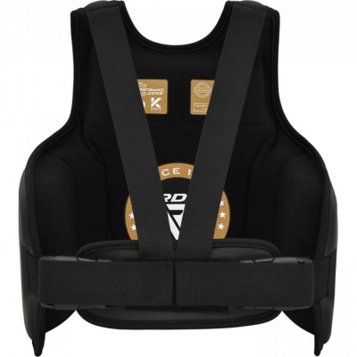 Защита груди RDX F6 CGR-F6MGL черный\золотой матовый