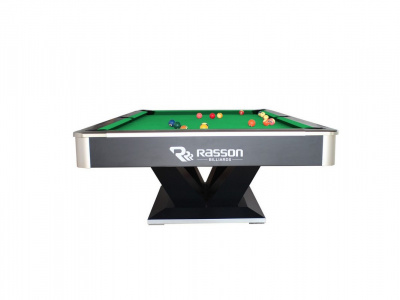 Бильярдный стол для пула Rasson Billiard Victory II Plus, 9 ф 55.300.09.5 черный, с плитой