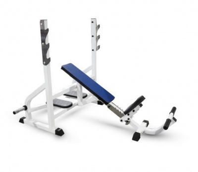 Скамья-стойка для жима под углом вверх MB Barbell MB 2.08 | Premium Fitness