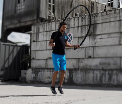 Скакалка-канат Aerobis Blackthorn Battle Jump Rope AB\rope-531_40D\BK-03-28 черный