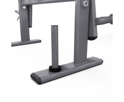Скамья со стойками под штангу с партой для бицепса DFC D703/2 | Premium Fitness