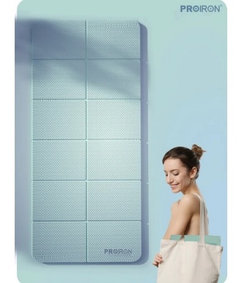 Коврик складной для йоги и фитнеса 183x61x0,6см TPE PROIRON КС0603 бирюзовый