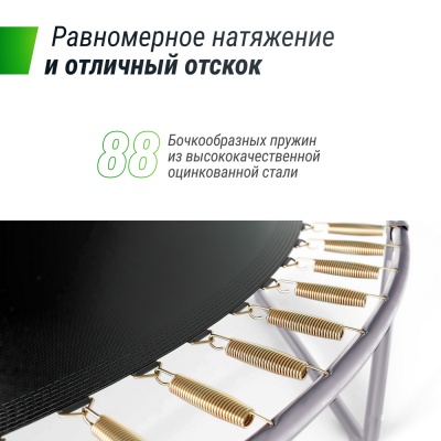 Батут Unix Line SUPREME BASIC 14 ft (green) TRUSUB14G