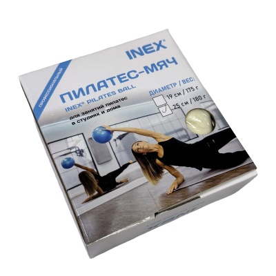 Пилатес-мяч d25 см Inex Pilates Ball RP-PFB25MW белый
