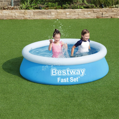 Бассейн с надувным бортом Bestway 183х51см 57392
