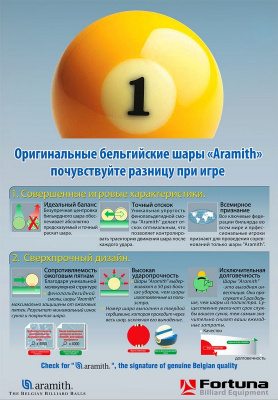 Шар Aramith Premier Pyramid ø68мм белый