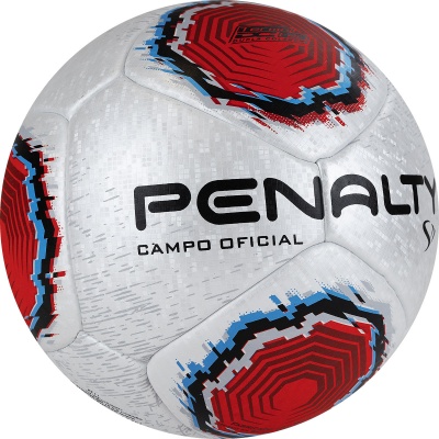 Мяч футбольный Penalty Bola Campo S11 R1 XXII, 5416261610-U, PU, термосшивка, серебр-красно-синий