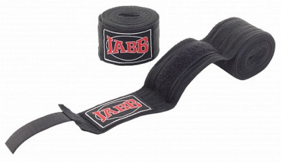 Бинты боксерские Jabb х/б, 350 см JE-3030 черный