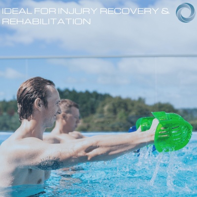 Аквагантели Hydrorevolution Aqualogix Bells HR\MRPCBELL\00-00-00 среднее сопротивление, дымчатый, пара