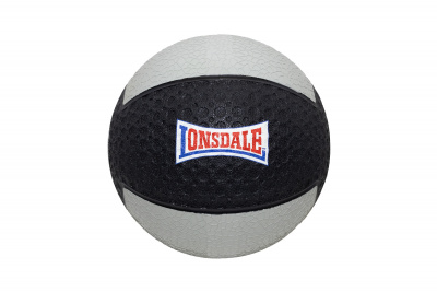 Медицинбол 6кг Lonsdale 160084-6 черный\беоый