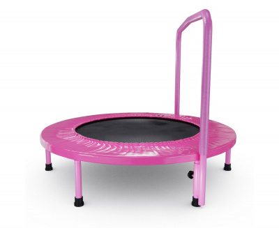 Батут с поручнем DFC JUMPFIT 36'' SD1810149Z-P розовый