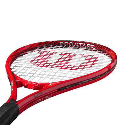 Ракетка для большого тенниса, алюминий, со струнами Wilson Pro Staff Precision XL 110 Gr1 WR171410U1 красно-черный