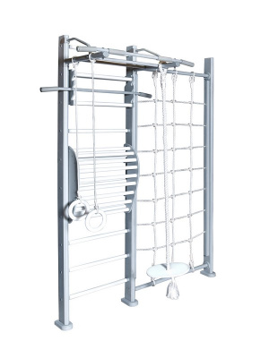 Детский спортивный комплекс Perfetto Sport "Scala in legno con rete 1"grigio PS-127