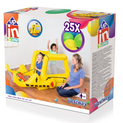 Игровая площадка с мячами Бульдозер, 198x105x84см Bestway 52278