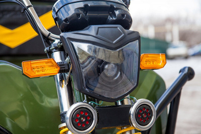 Грузовой электрический трицикл Rutrike Дукат 1500 60V1000W серый