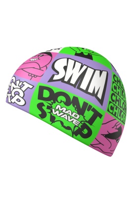 Юниорская силиконовая шапочка Mad Wave Non-stop M0574 10 0 00W