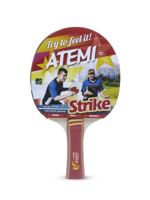 Набор для настольного тенниса Atemi Strike (2ракетки+чехол+3 мяча***)