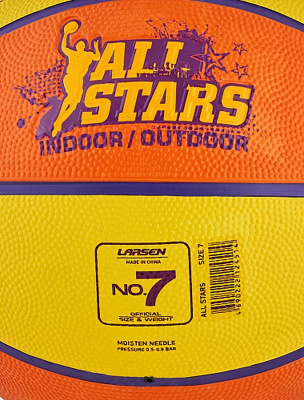 Мяч баскетбольный Larsen All Stars р.7